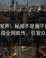 大V深夜发声：秘闻不是我干的！人人影视全网疯传，引发众怒